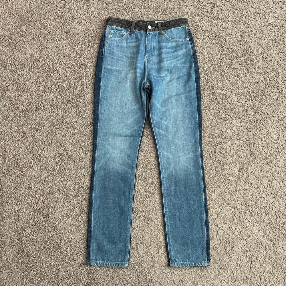 Ag Adriano Goldschmied Sophia High Waist Ankle Slim Straight Leg Jeans